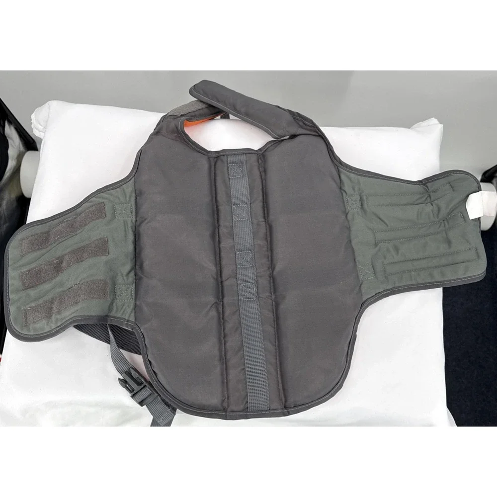 Dogs Coleman Lifevest Life-preserver Orange & Grey Sz Small